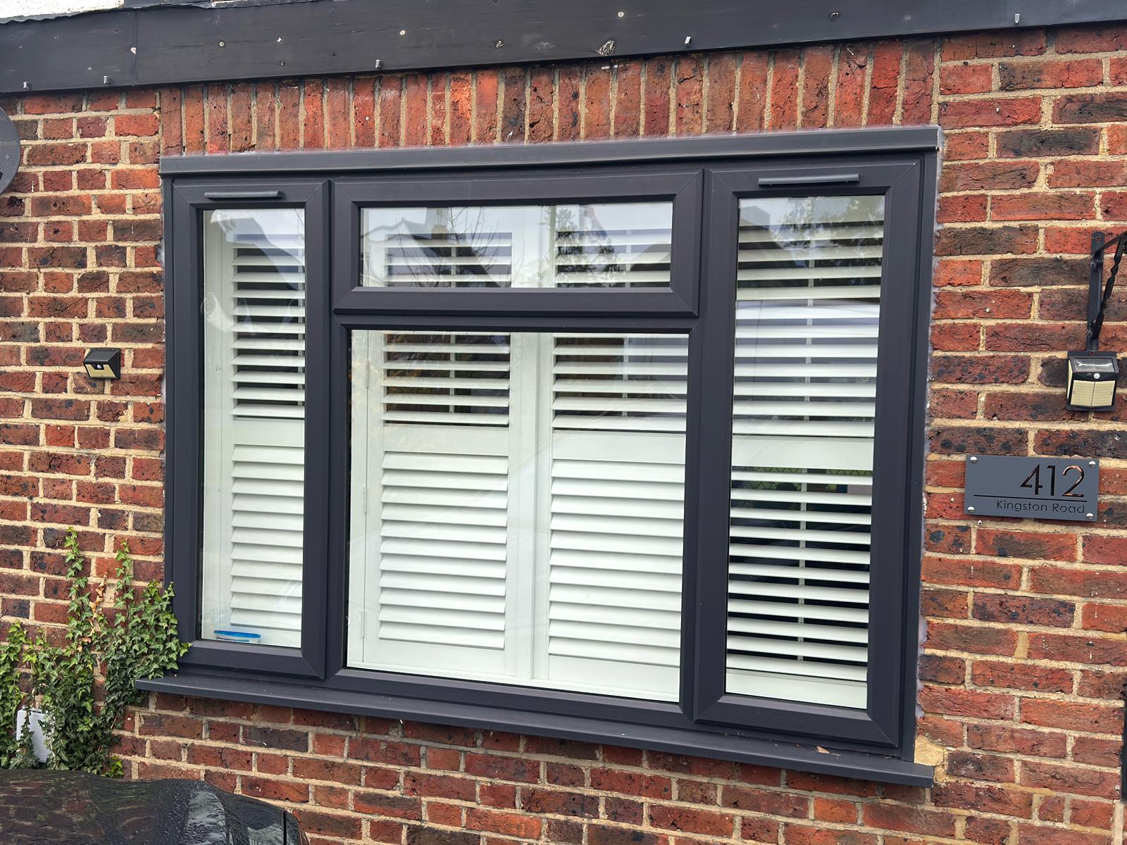 Aluminium casement window installed on an Essex property — project 6